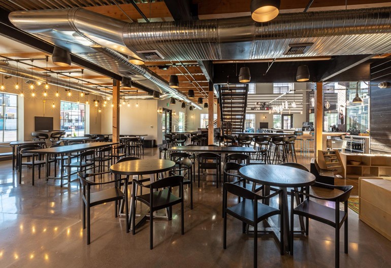 Conflux Brewery interior restaurant