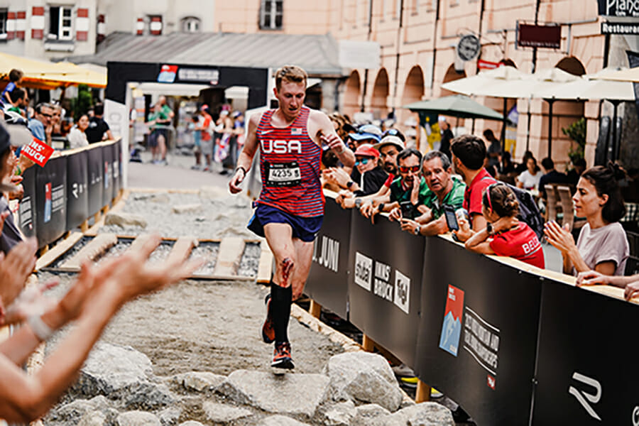 Casey Campbell at the 2023 World Mountain and Trail Running Championship